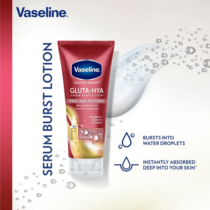 Vaseline Gluta-Hya Serum Burst Lotion Pro-Age Restore (300ml)
