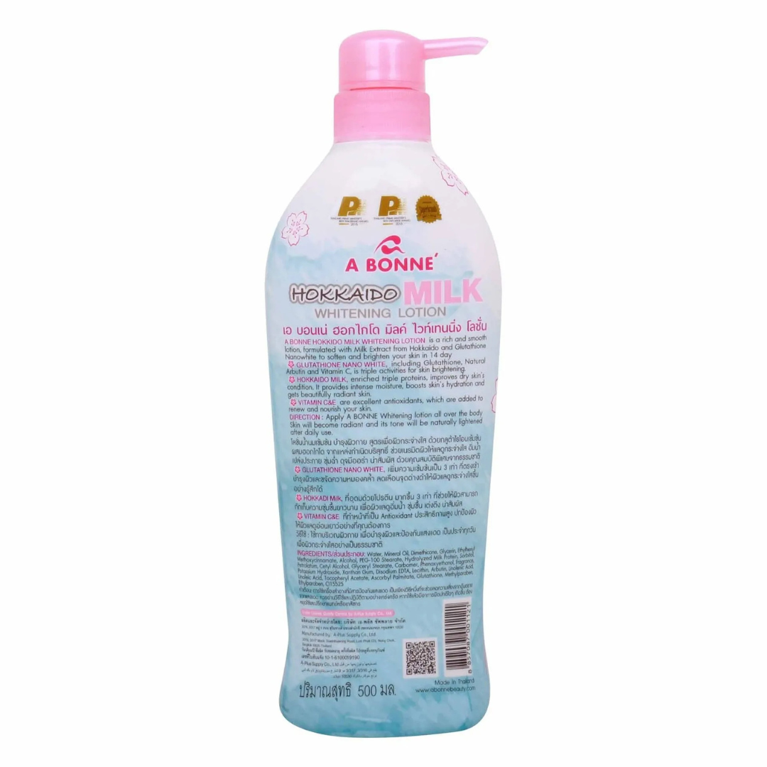 A Bonne Hokkaido Milk Whitening Lotion – 500ml