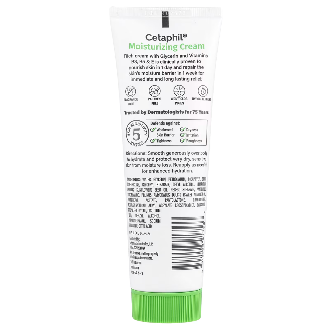 Cetaphil Moisturizing Cream Fragrance Free (85g)