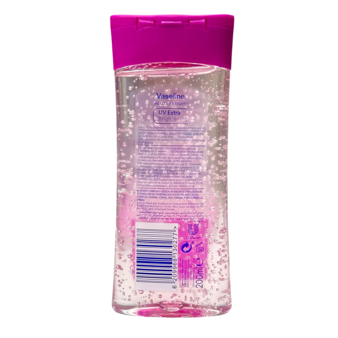 Vaseline UV Extra Brightening Body Gel Oil (200ml)