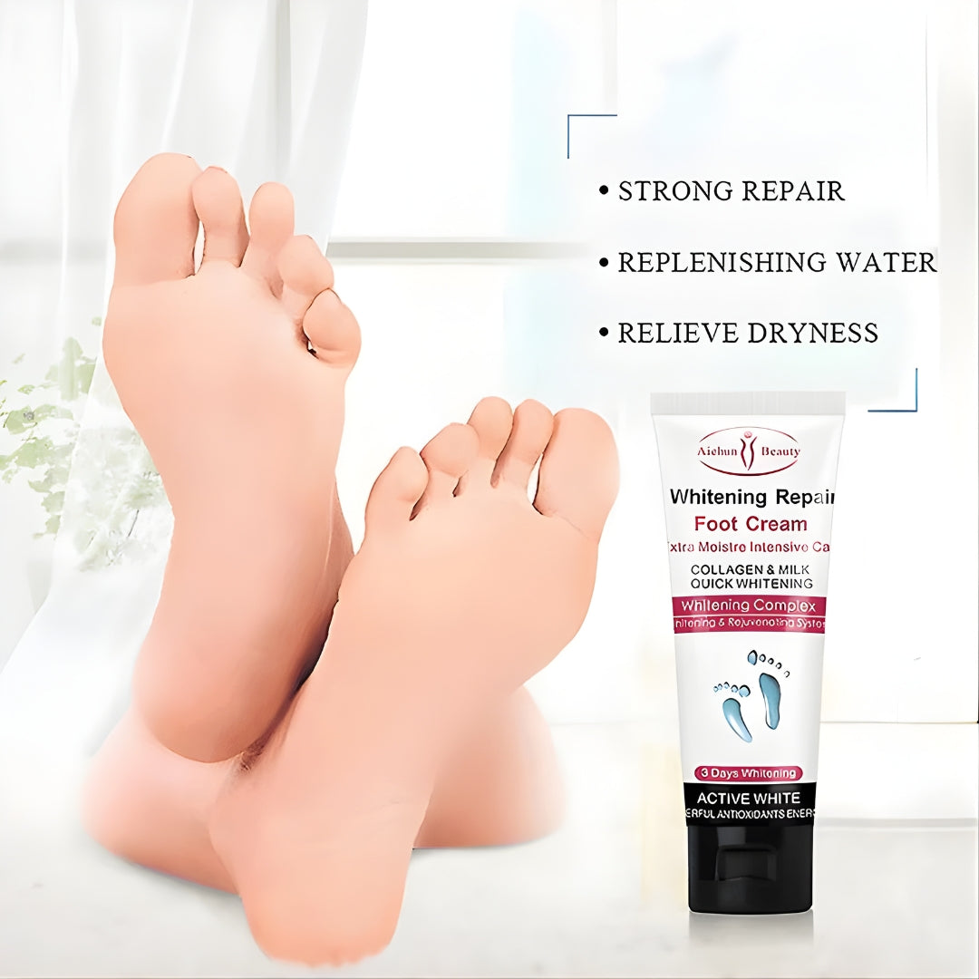 Aichun Beauty Extra Moisture Milk Whitening Repair Foot Cream 100g