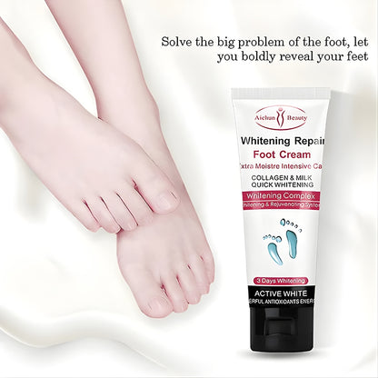 Aichun Beauty Extra Moisture Milk Whitening Repair Foot Cream 100g