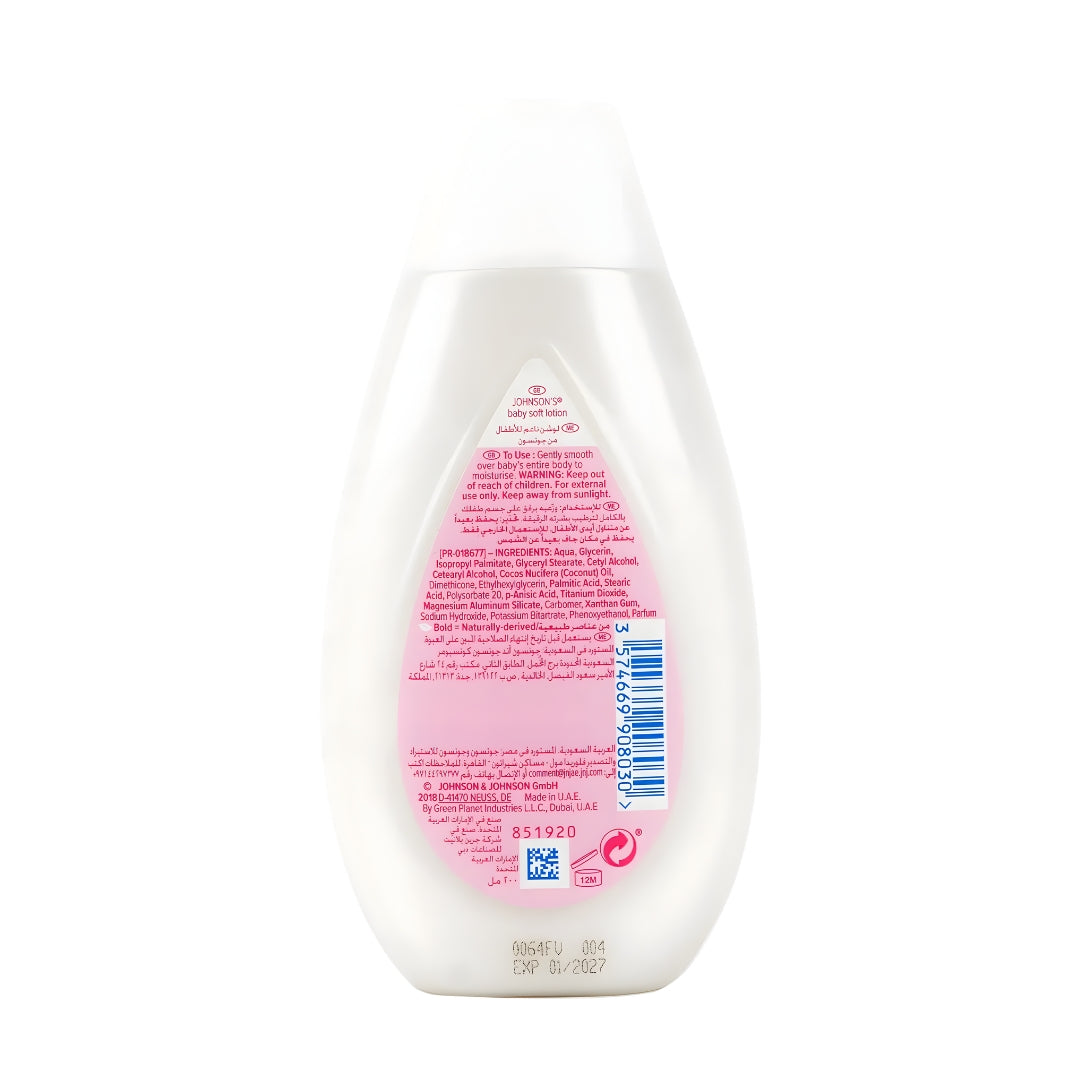 Johnson’s Baby Soft Lotion 200ml