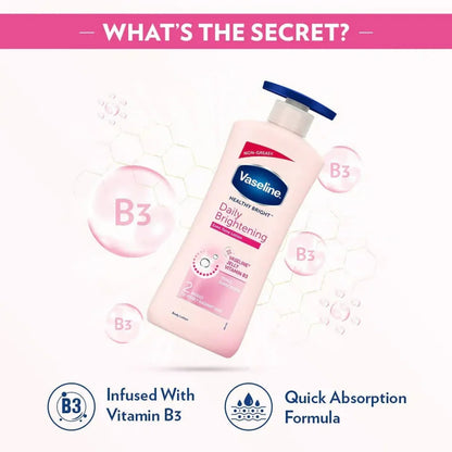 Vaseline Healthy Bright Daily Brightening Even Tone Lotion (600ml)