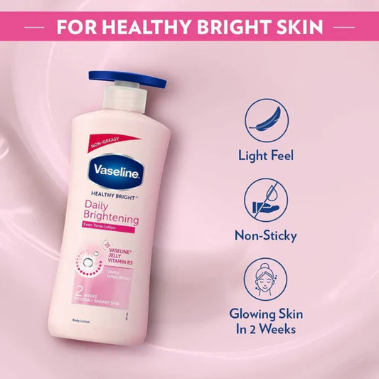 Vaseline Healthy Bright Daily Brightening Even Tone Lotion (600ml)