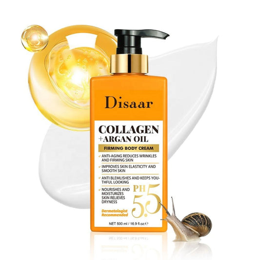 Disaar Collagen + Argan Oil Firming Body Cream (500ml)