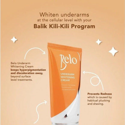 Belo Underarm Whitening Cream with Alpha Arbutin (40ml)