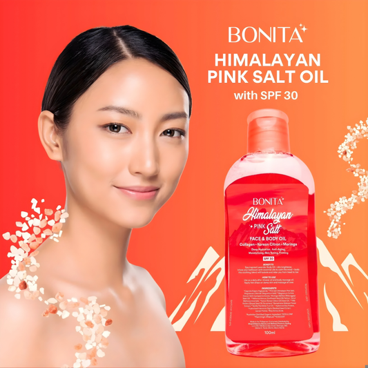 Bonita Himalayan Pink Salt Face & Body Oil SPF30 (100ml)
