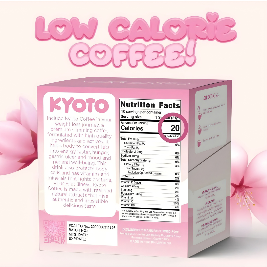 Kyoto Premium Blend Coffee – Slimming & Wellness Formula (10 Sachets)