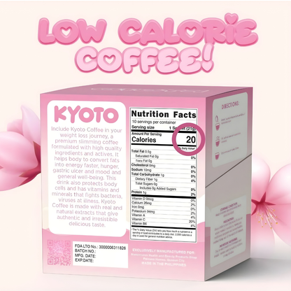 Kyoto Premium Blend Coffee – Slimming & Wellness Formula (10 Sachets)