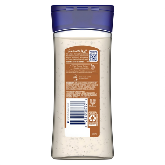 Vaseline Intensive Cocoa Radiant Body Gel Oil – Natural Glow Care (200ml)
