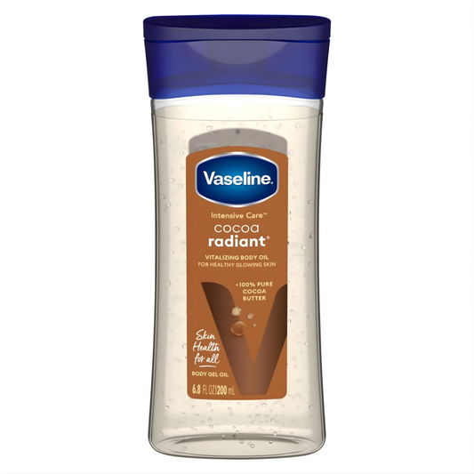 Vaseline Intensive Cocoa Radiant Body Gel Oil – Natural Glow Care (200ml)