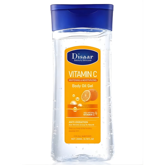 Disaar Vitamin C Whitening & Moisturizing Body Oil Gel (200ml)