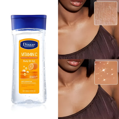 Disaar Vitamin C Whitening & Moisturizing Body Oil Gel (200ml)