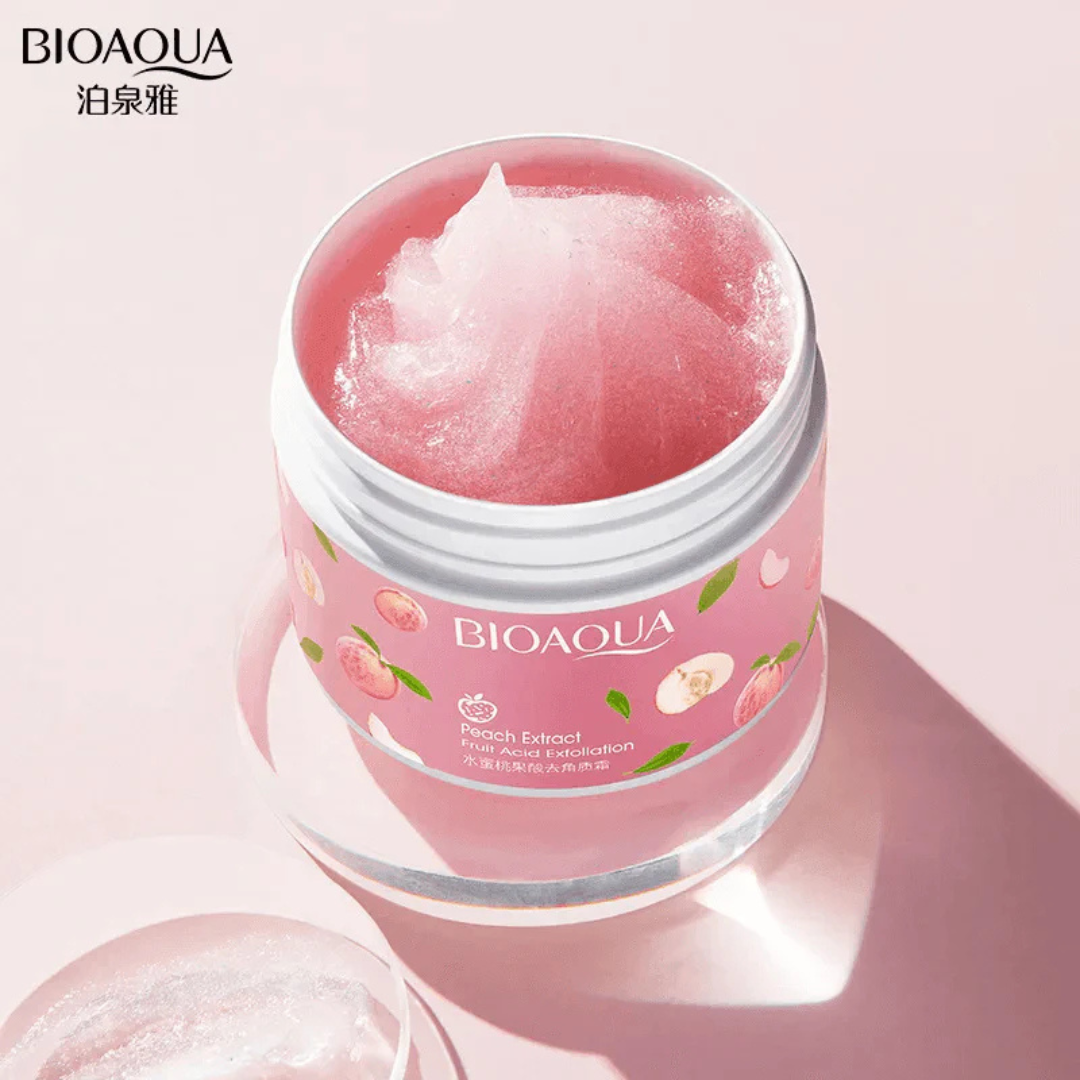 BIOAQUA Peach Extract Exfoliating Body Scrub Gel (140g)