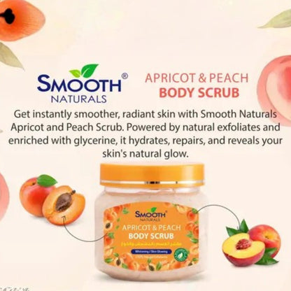 Smooth Naturals Apricot & Peach Body Scrub (300ml)