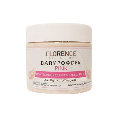 Florence Skin Clinic Baby Powder Pink Lightening Scrub (300ml)