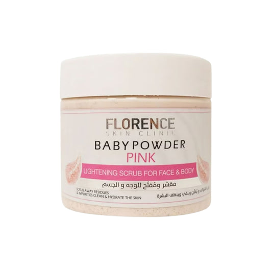 Florence Skin Clinic Baby Powder Pink Lightening Scrub (300ml)
