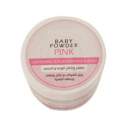 Florence Skin Clinic Baby Powder Pink Lightening Scrub (300ml)