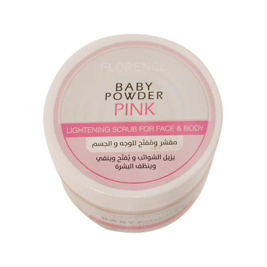Florence Skin Clinic Baby Powder Pink Lightening Scrub (300ml)