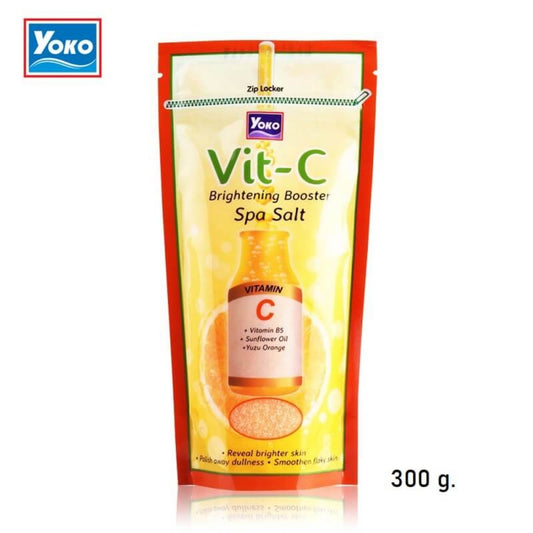 YOKO Vit-C Brightening Booster Spa Salt Body Scrub (300g)