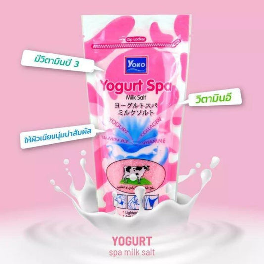 Yoko Yogurt Spa Milk Salt Exfoliating Body Scrub (300g)