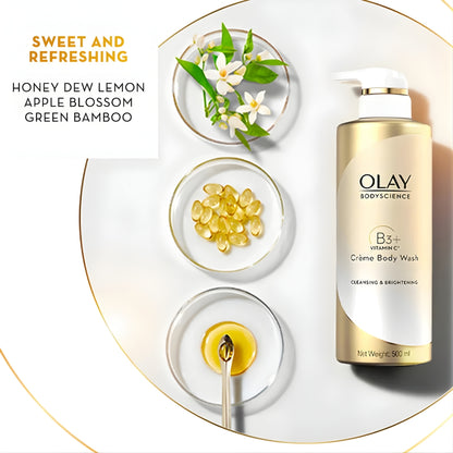 Olay Body Science B3+ Vitamin C Body Wash – 500ml