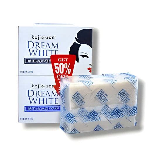 Kojie San Dream White Anti-Aging Soap – 2 Bars (135g Each)