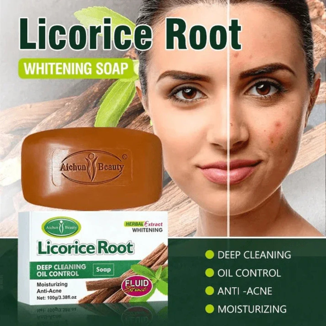 Aichun Beauty Licorice Root Herbal Extract Soap 100g