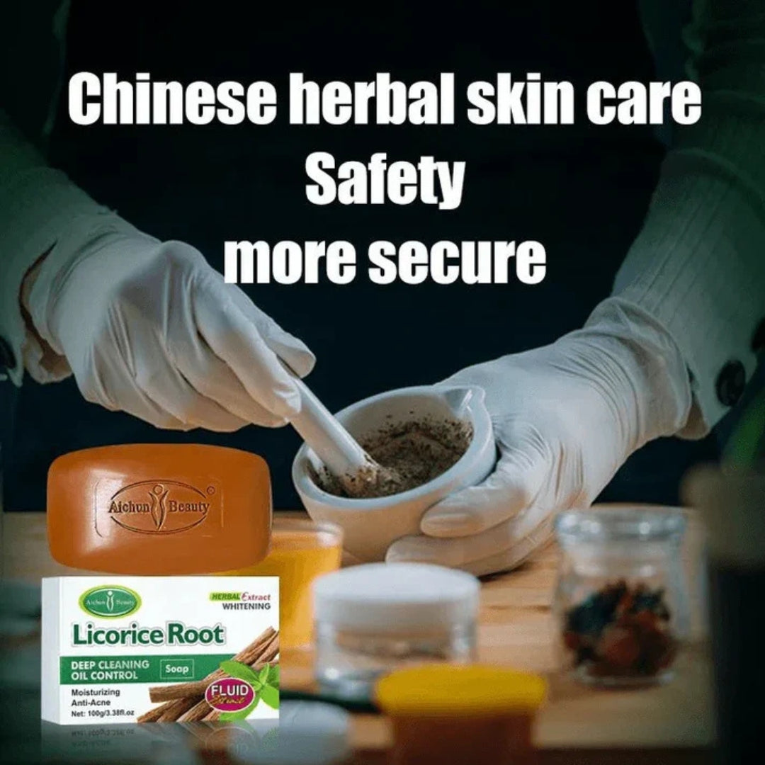 Aichun Beauty Licorice Root Herbal Extract Soap 100g