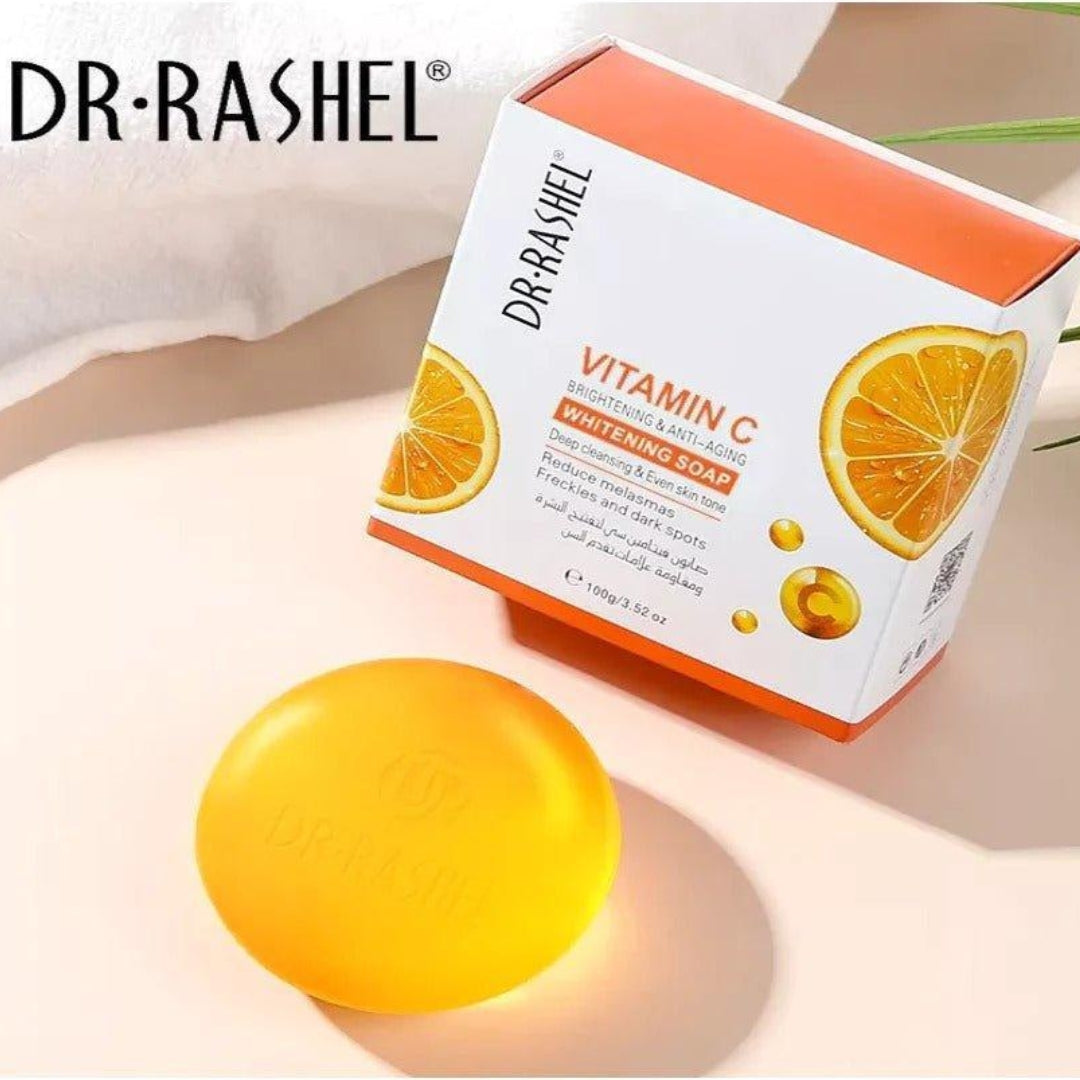 Dr. Rashel Vitamin C Brightening & Anti-Aging Whitening Soap (100g)