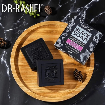 Dr. Rashel Collagen & Charcoal Black Soap (100g)