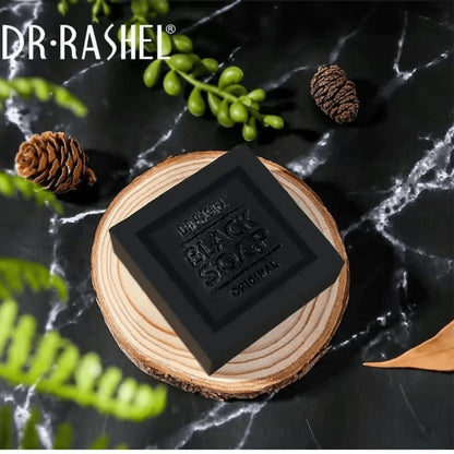 Dr. Rashel Collagen & Charcoal Black Soap (100g)