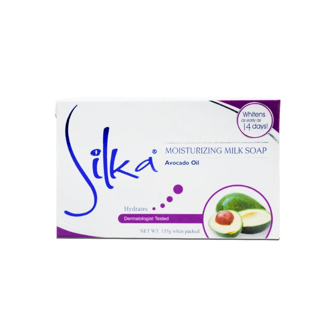 Silka Moisturizing Milk Soap with Avocado Oil (135g)