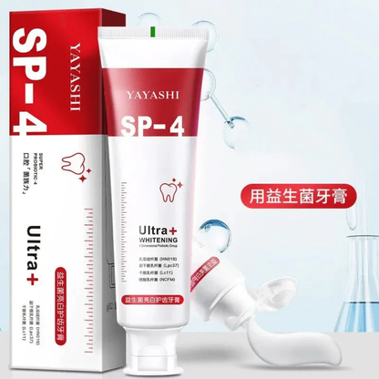Yayashi SP-4 Ultra + Brightening Probiotic Toothpaste (120g)