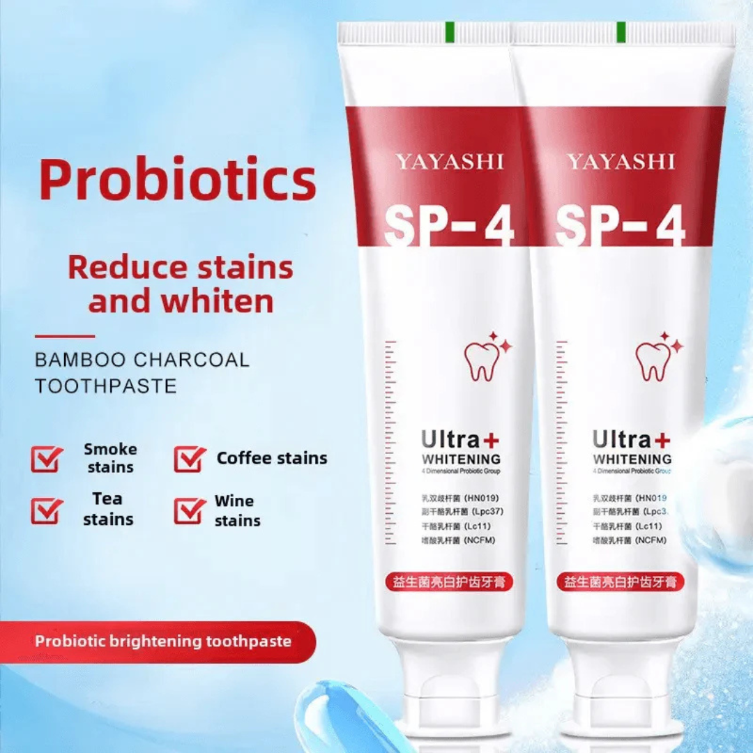 Yayashi SP-4 Ultra + Brightening Probiotic Toothpaste (120g)