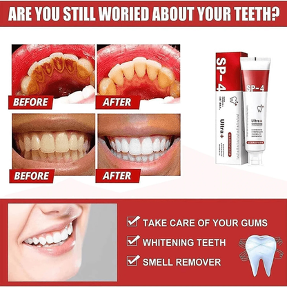 Yayashi SP-4 Ultra + Brightening Probiotic Toothpaste (120g)