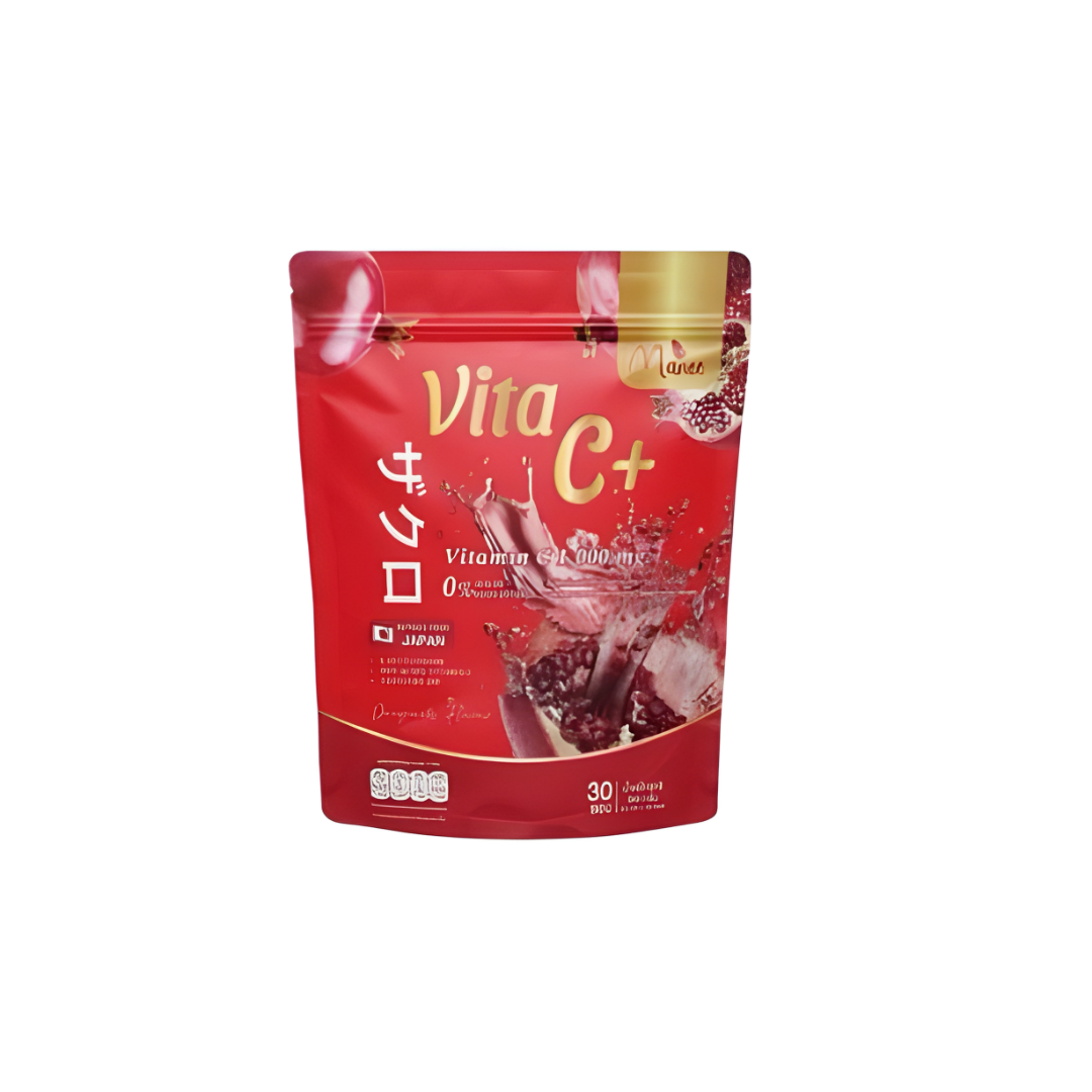 Manee Vita C+ Vitamin C 1000mg with Glutathione (30 Sachets)