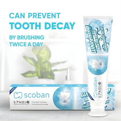 Scoban Teeth Brightening Toothpaste with Baking Soda (200g)