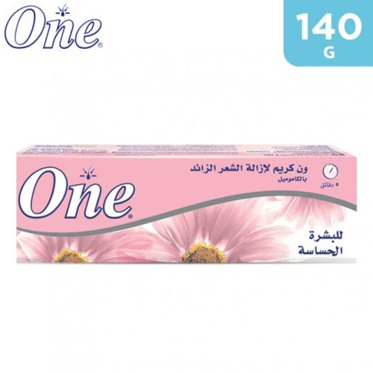Eva One Hair Removal Cream with Chamomile for Sensitive Skin (140g)