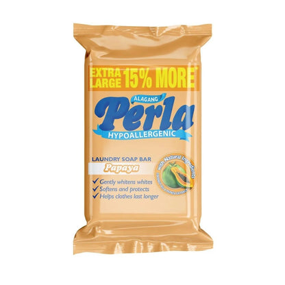Perla Hypoallergenic Papaya Laundry Soap Bar (110g)