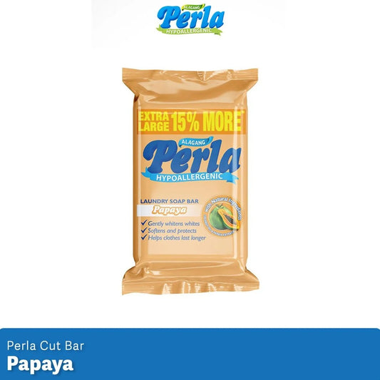 Perla Hypoallergenic Papaya Laundry Soap Bar (110g)