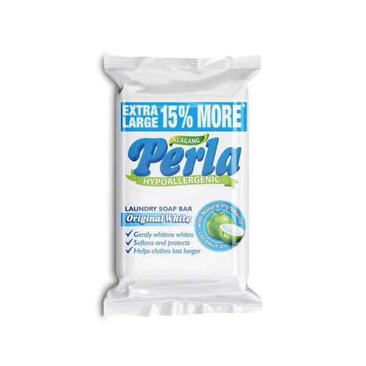 Perla Hypoallergenic Original White Laundry Soap Bar (110g)