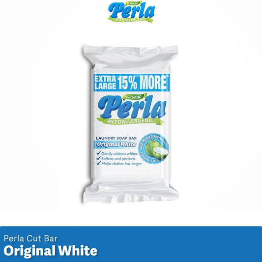Perla Hypoallergenic Original White Laundry Soap Bar (110g)