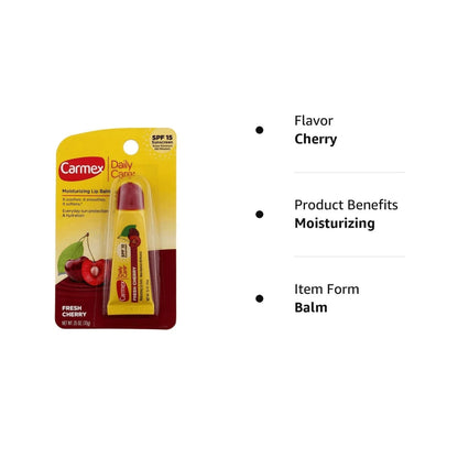 Carmex Daily Care Fresh Cherry Lip Balm SPF15 (10g)