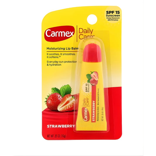 Carmex Daily Care Strawberry Lip Balm SPF15 (10g)