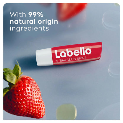 Labello Strawberry Shine Lip Balm (4.8g)