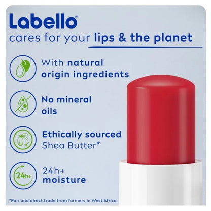 Labello Strawberry Shine Lip Balm (4.8g)