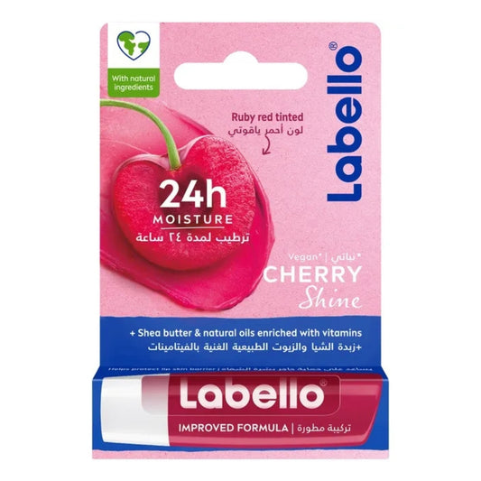 Labello Cherry Shine Lip Balm (4.8g)