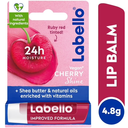 Labello Cherry Shine Lip Balm (4.8g)